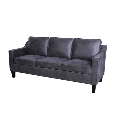 Grey Microfiber Sofas You Ll Love In 2020 Wayfair   Aryanna Sofa 